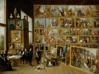 Archduke Leopold Wilhelm in his Gallery in Brussels